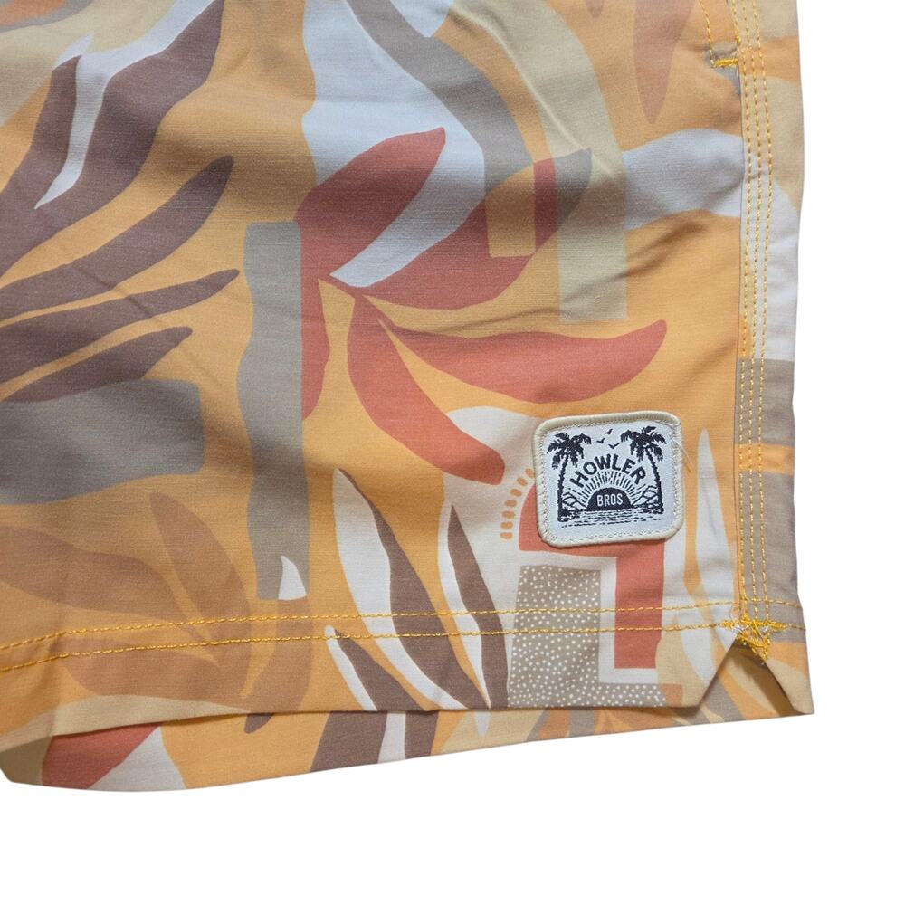 NWT Howler Brothers Deep Set Boardshorts sz 32 Savannah Abstract Sunrise #1332 - Picture 7 of 12